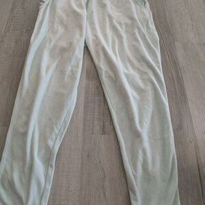 Fashion Nova Light Mint Drawstring Lounging Casual Velour Jogger Pant sz 1X